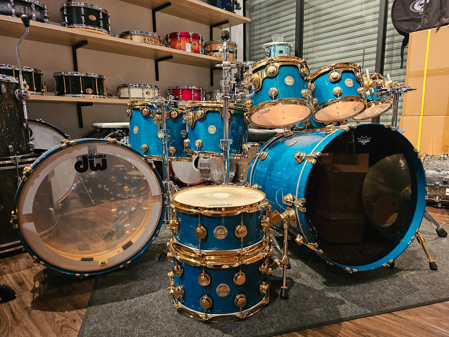 DW Collectors Maple 10 pcs. drums kit