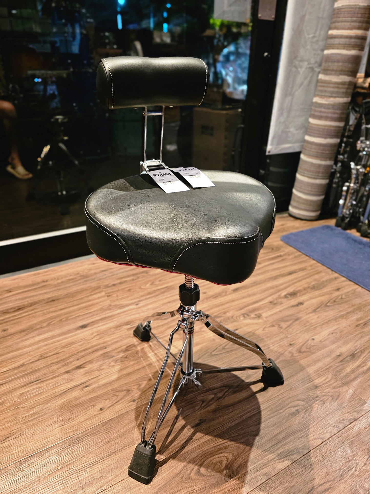 เก้าอี้กลอง Tama HT530B 1st chair wide rider trio drum throne + HTB5B back rest