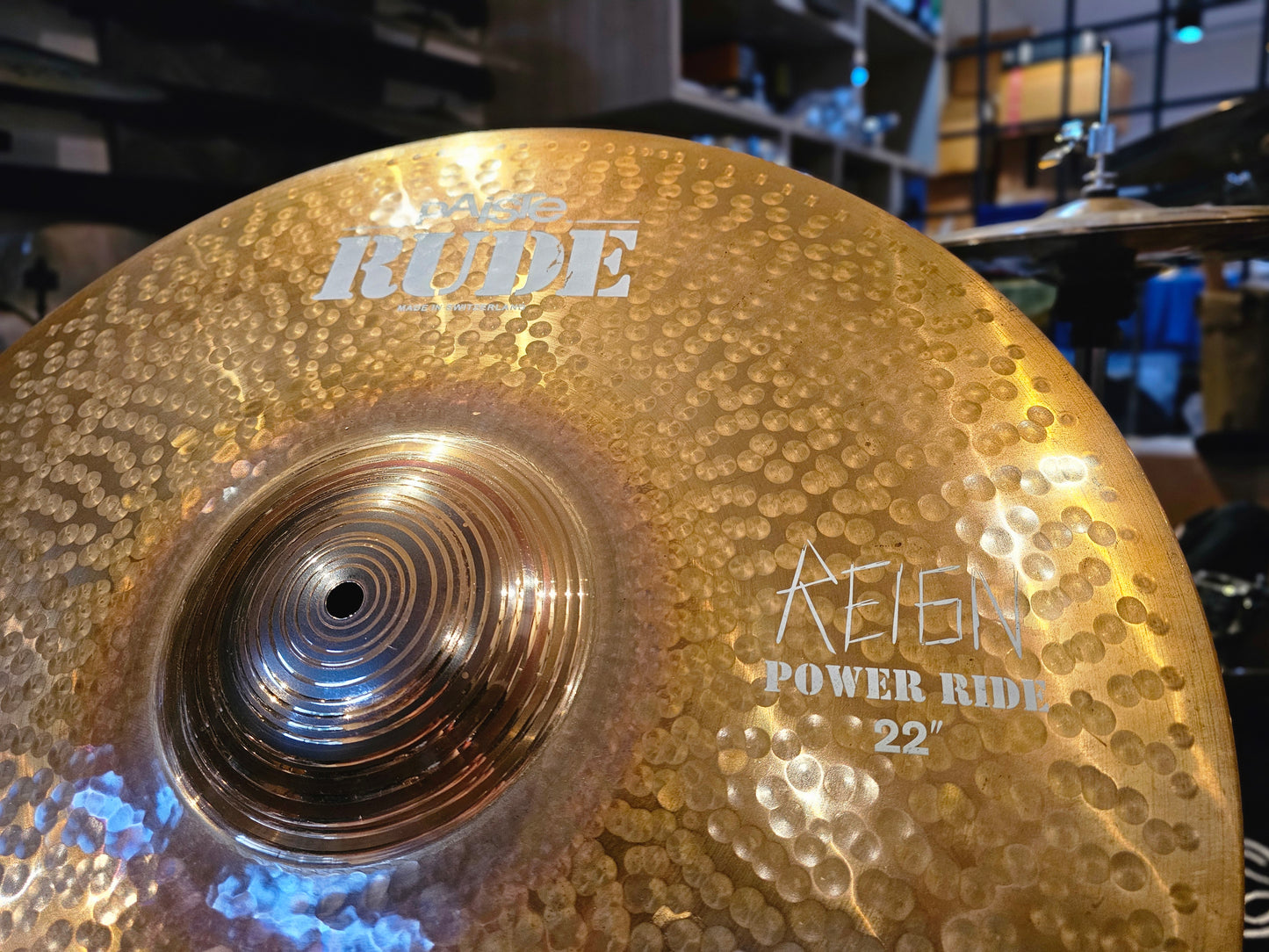 Paiste Rude "Reign" power ride 22"
