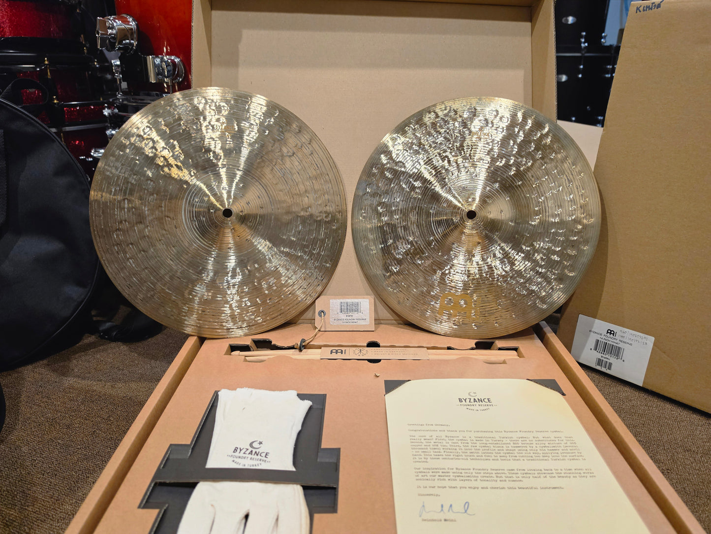 Meinl Byzance Foundry reserve hihats 14"