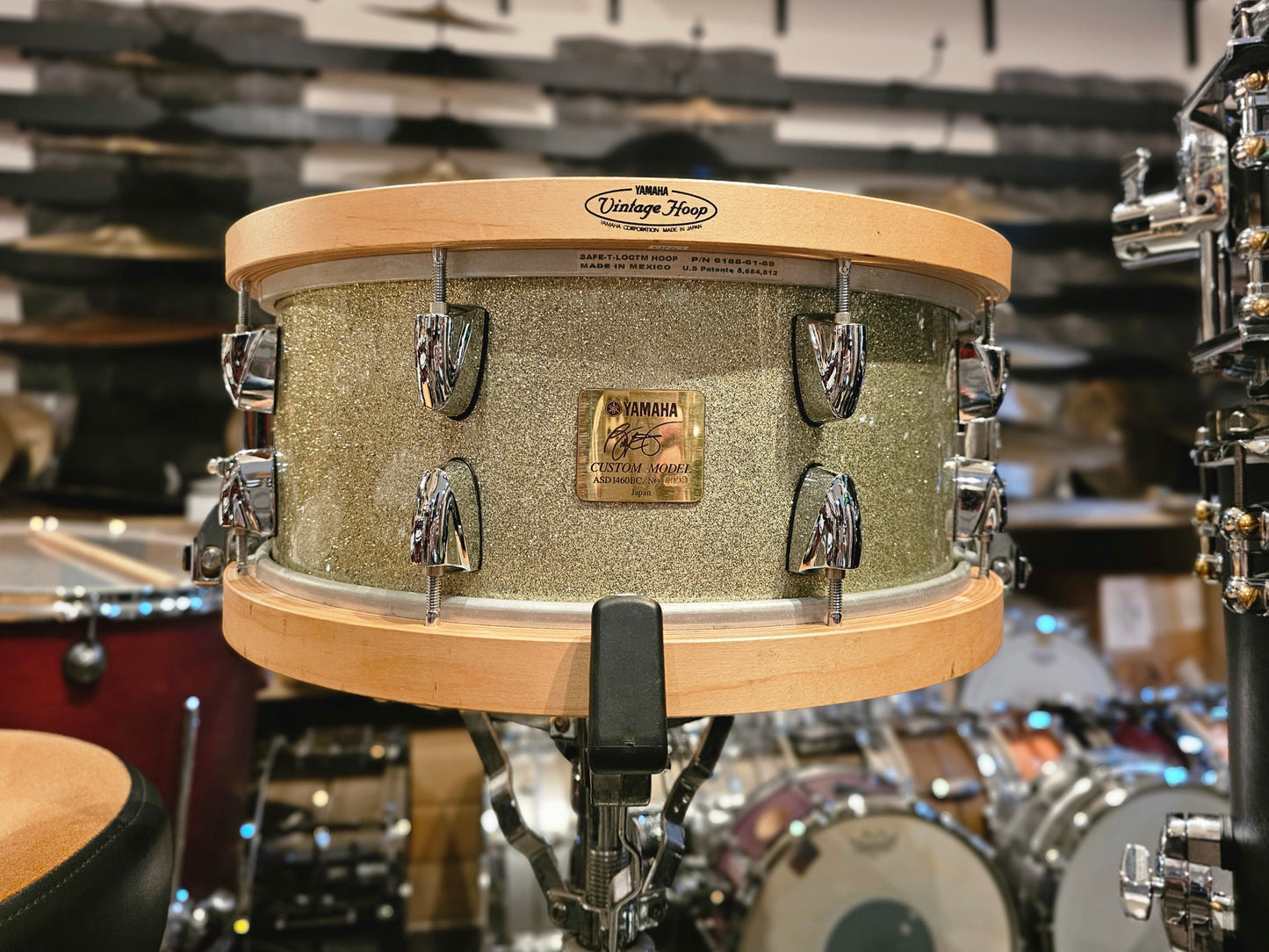 Yamaha ASD1460BC Billy Cobham signature 14x6 Maple snare drum