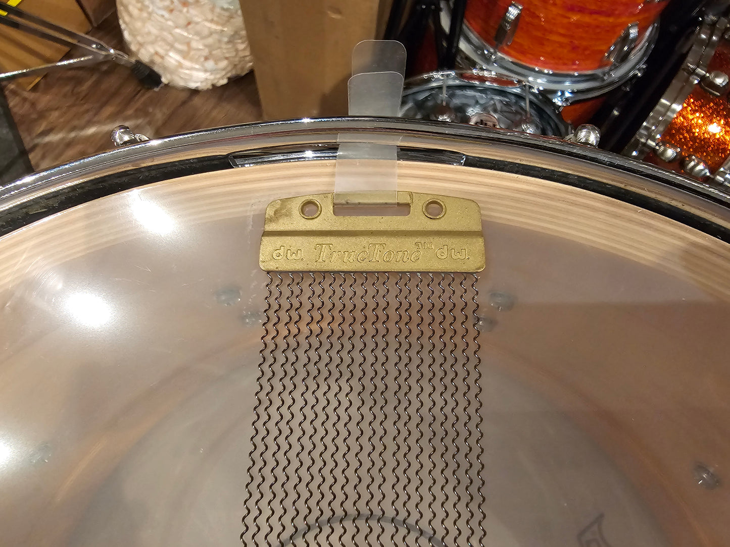 Dw Collectors Maple 10+6 ply Black galaxy 14x7 snare drum