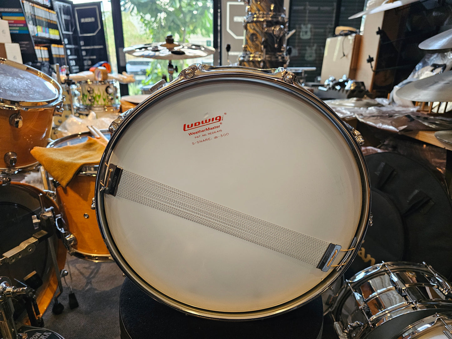 Ludwig Supraphonic vintage 1970's 14x5 snare drum