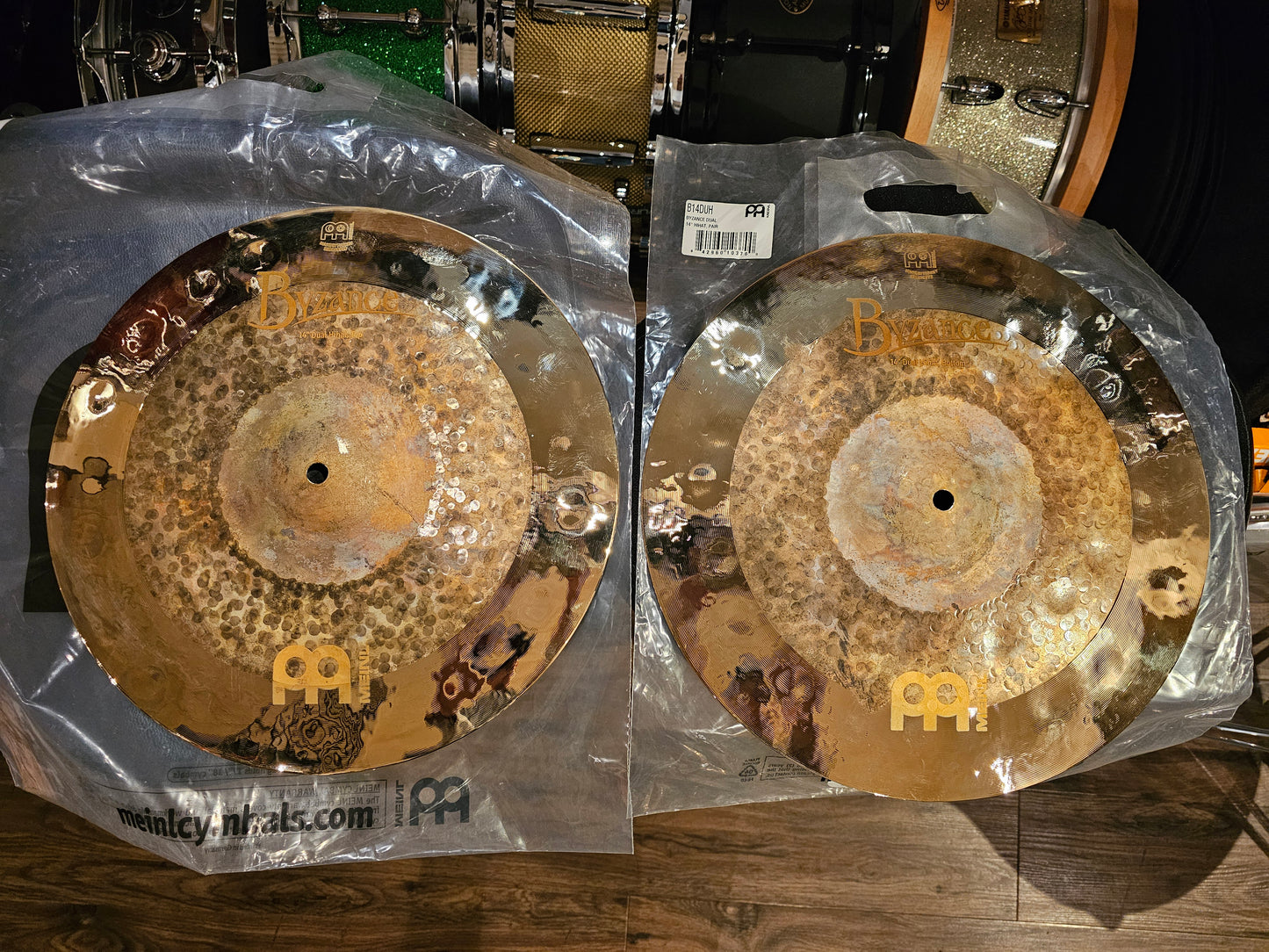 Meinl Byzance extra dry Dual hihats 14"