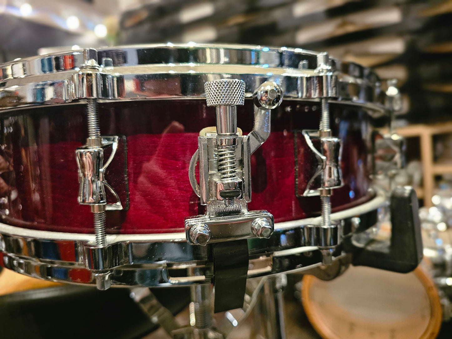 Yamaha Maple custom absolute MIJ 14x4 piccolo snare drum