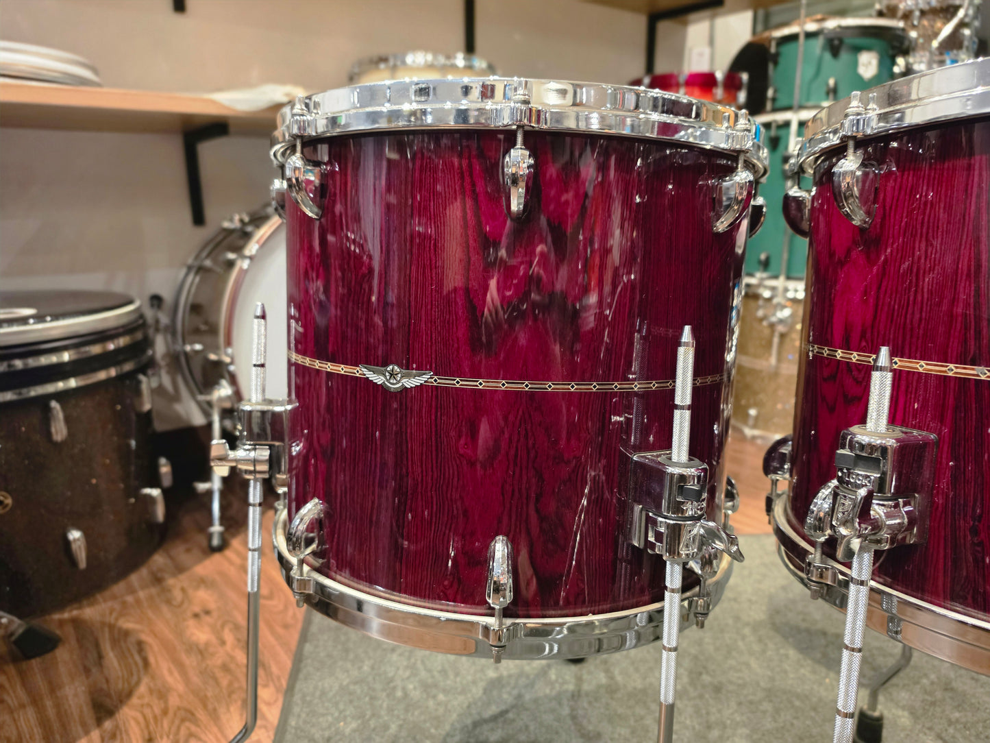 Tama Star Bubinga Dark red Cordia 5 pcs. drums set