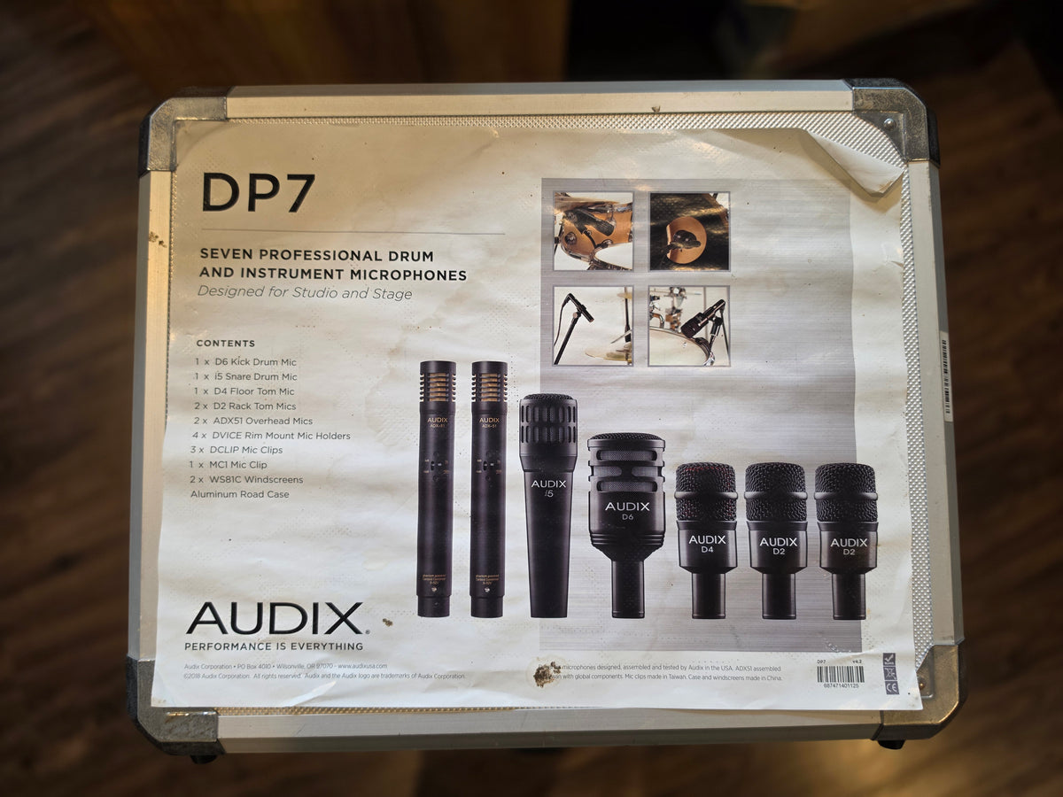 Audix DP7 7-piece drum microphone pack