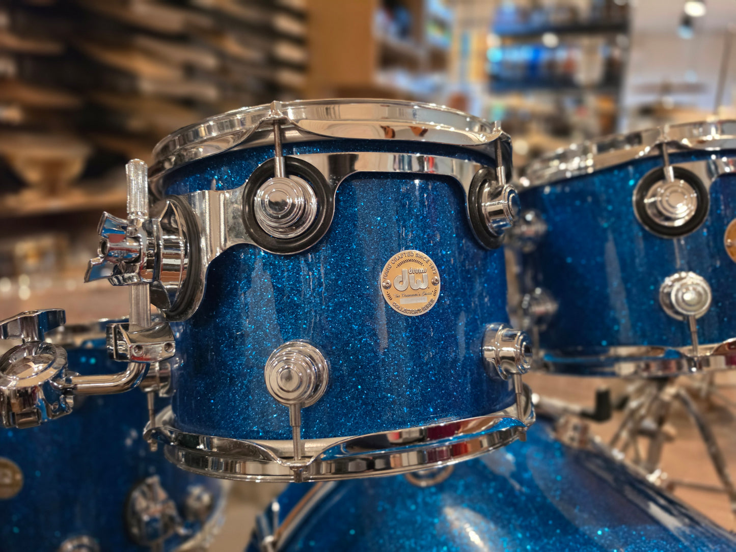 Dw Collectors Maple Blue glass 5 pcs. drums kit