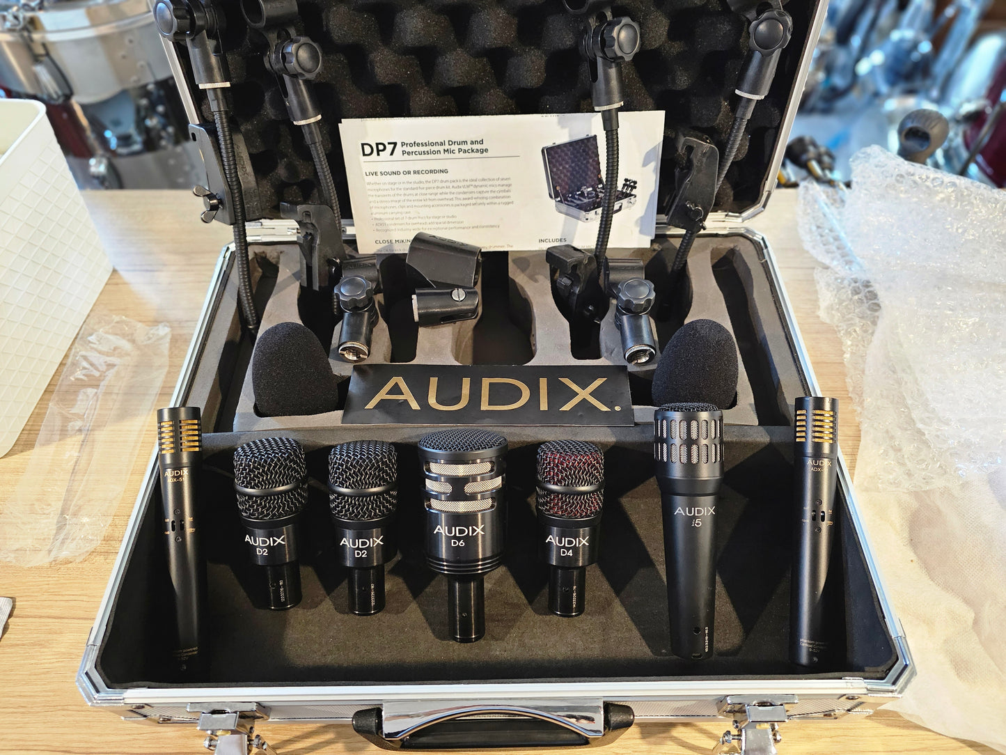 Audix DP7 7-piece drum microphone pack