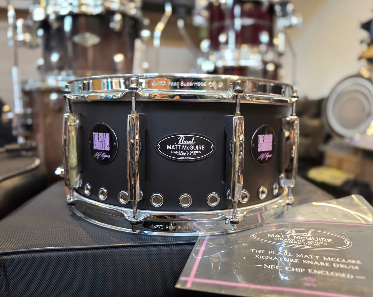 Pearl Matt Mcguire sig. 14x6.5 snare drum