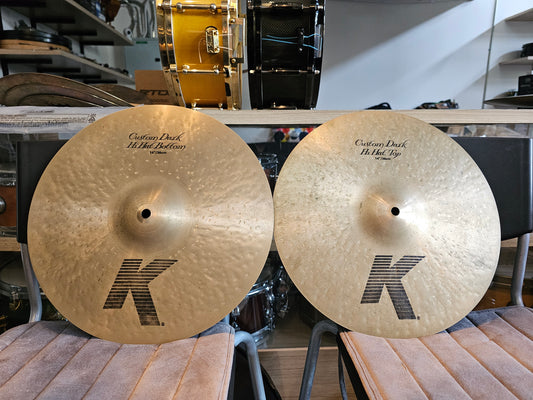 Zildjian K custom dark hihats 14"