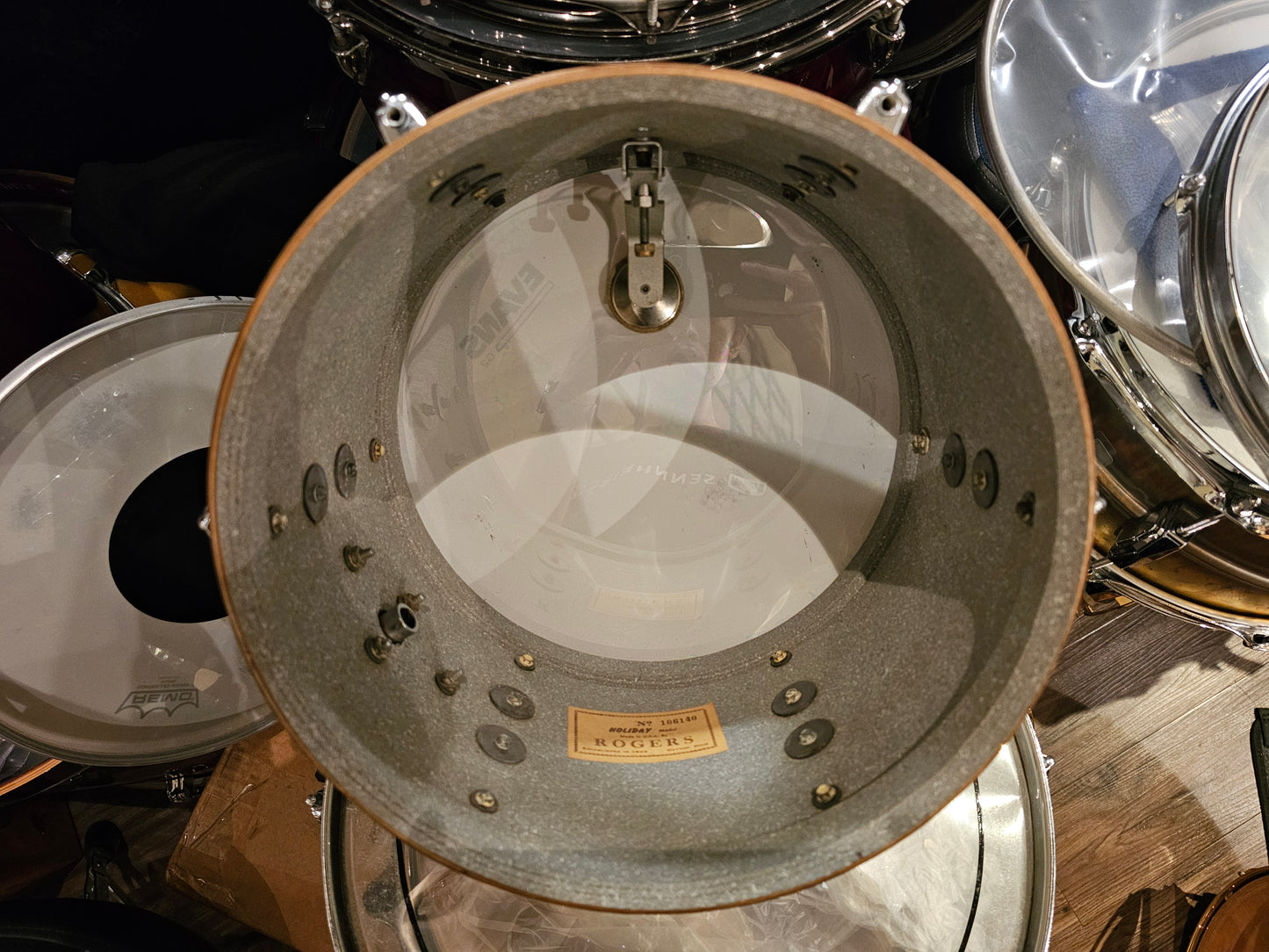 Rogers Holiday vintage 1968 WMP 3 pieces drums set