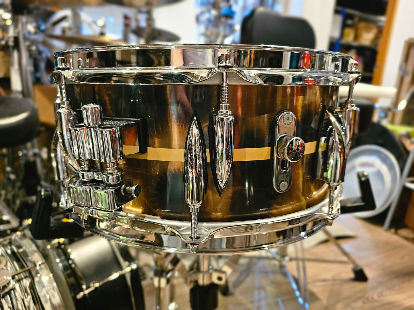 Sonor Benny Greb signature V.2 brass shell 13x5.75 snare drum