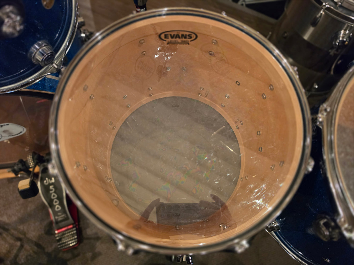 Dw Collectors Maple Blue glass 5 pcs. drums kit