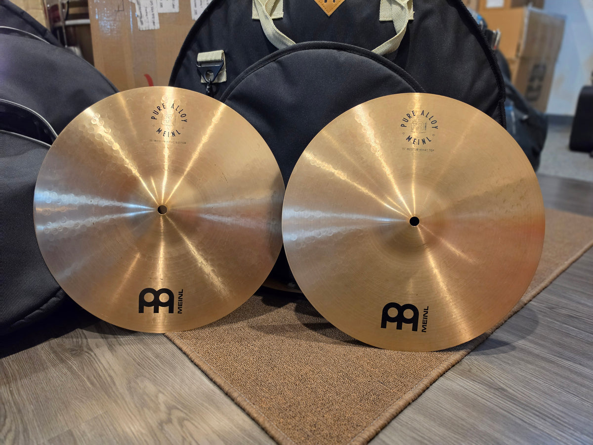 Meinl Pure alloy medium hihats 15"