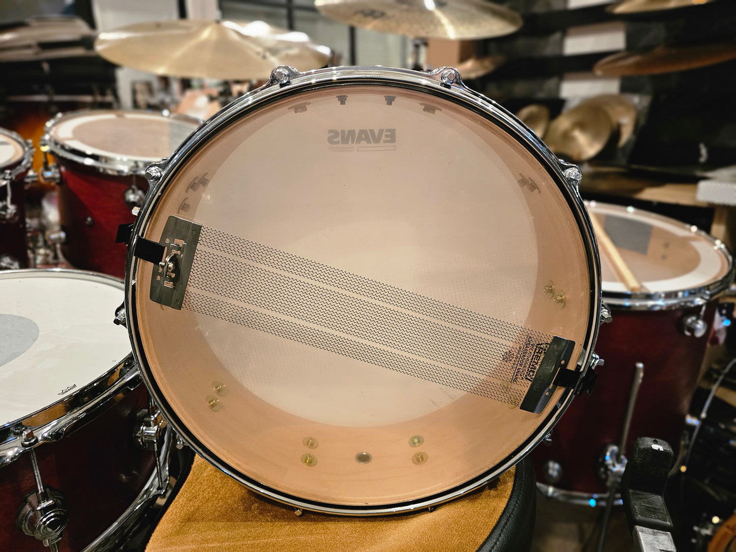 Yamaha Maple custom absolute MIJ 14x4 piccolo snare drum