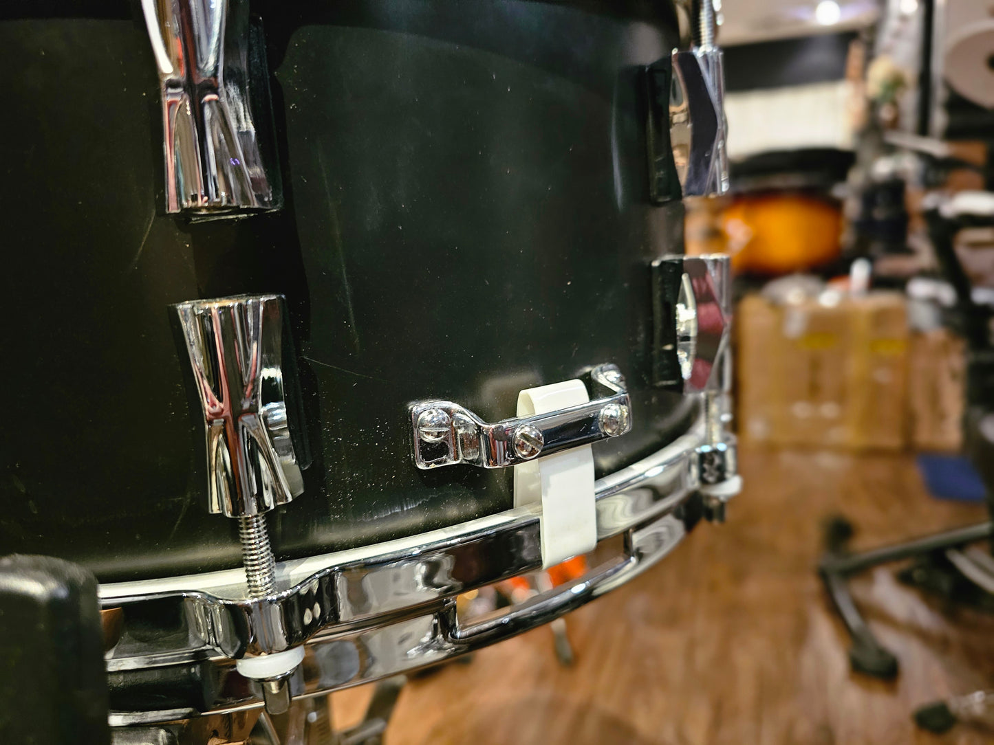 Noble & Cooley NC CD Maple satin black 13x6.5 snare drum