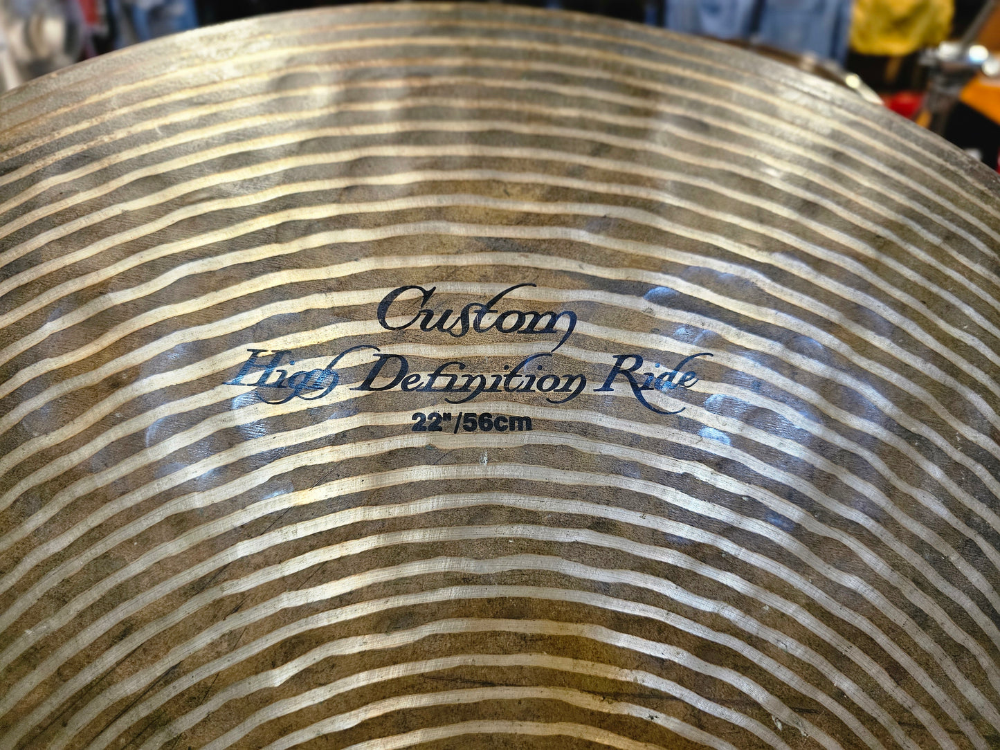 Zildjian K custom high definition 22" ride
