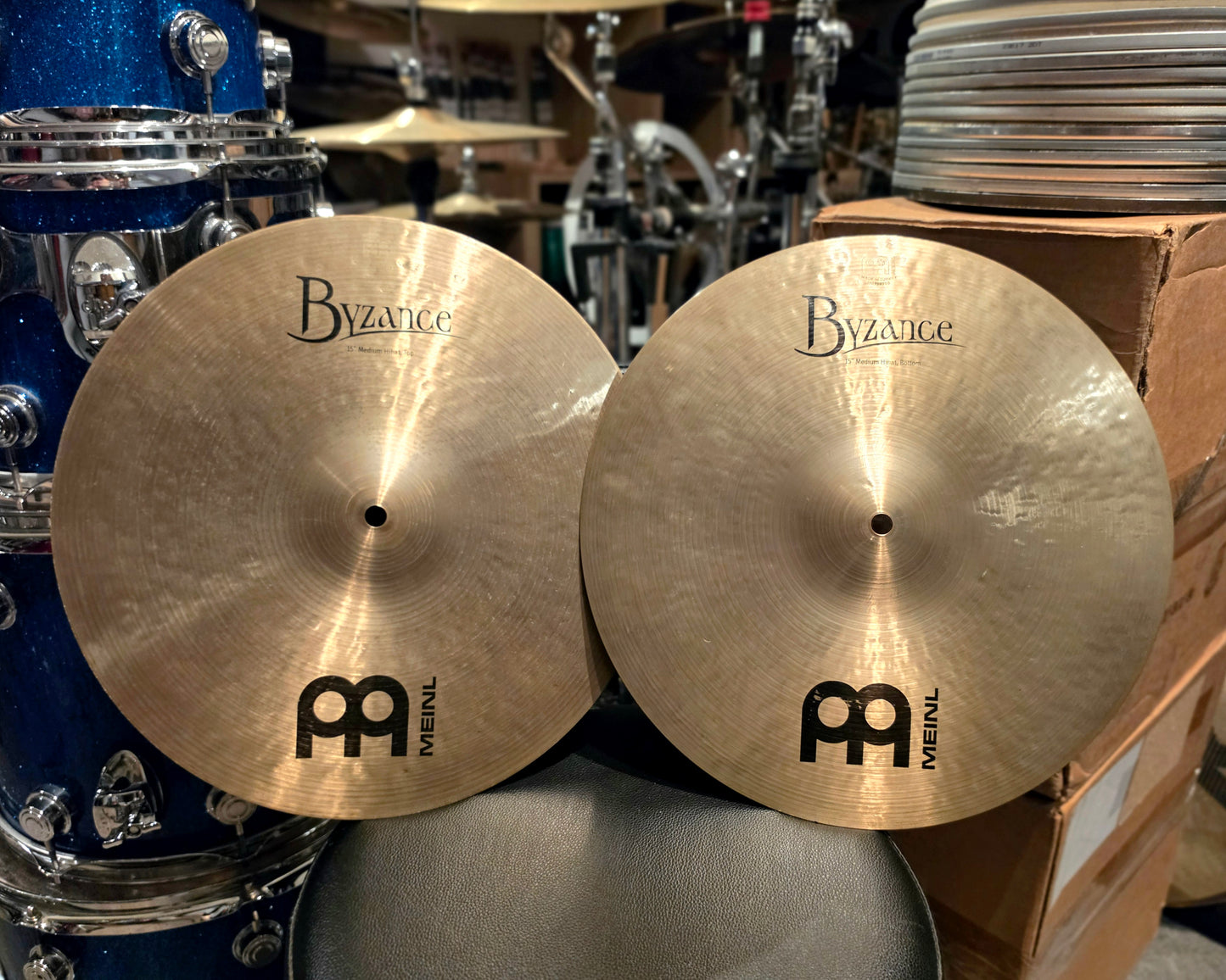 Meinl Byzance traditional medium hihats 15"