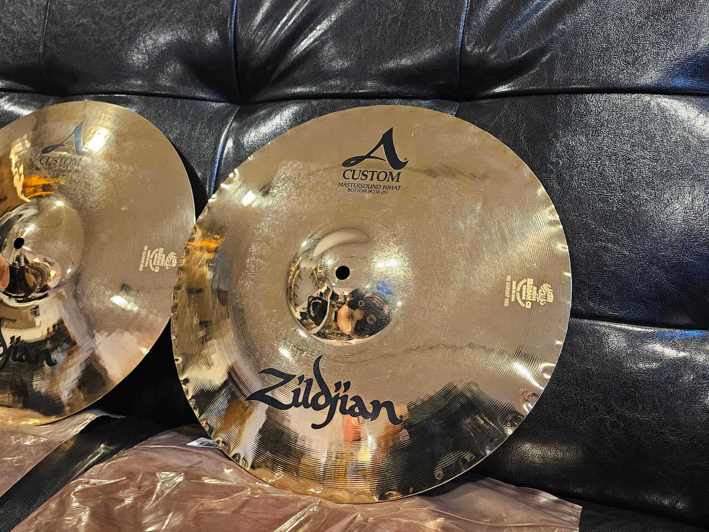 Zildjian A custom Mastersound 14" hihats