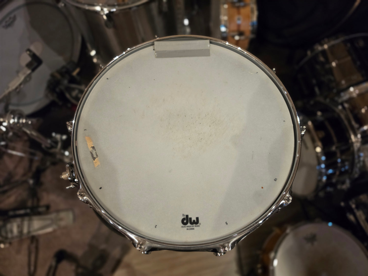PDP by DW Concept black nickel over steel 14x6.5 snare drum