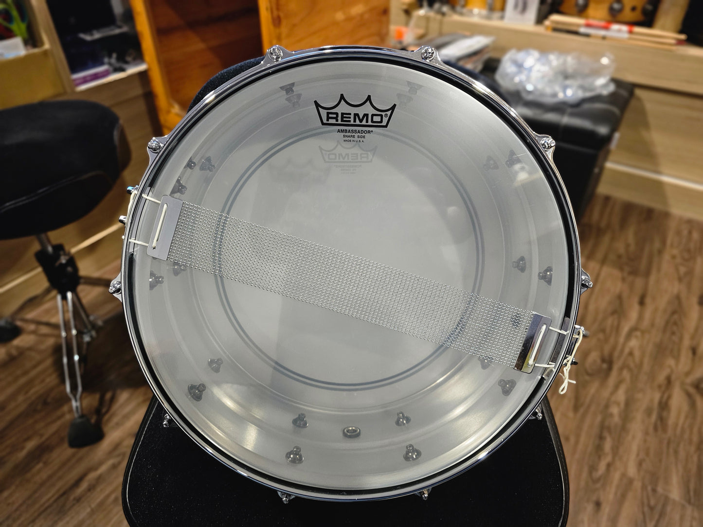 Yamaha Recording custom aluminum 14x5.5 snare drum