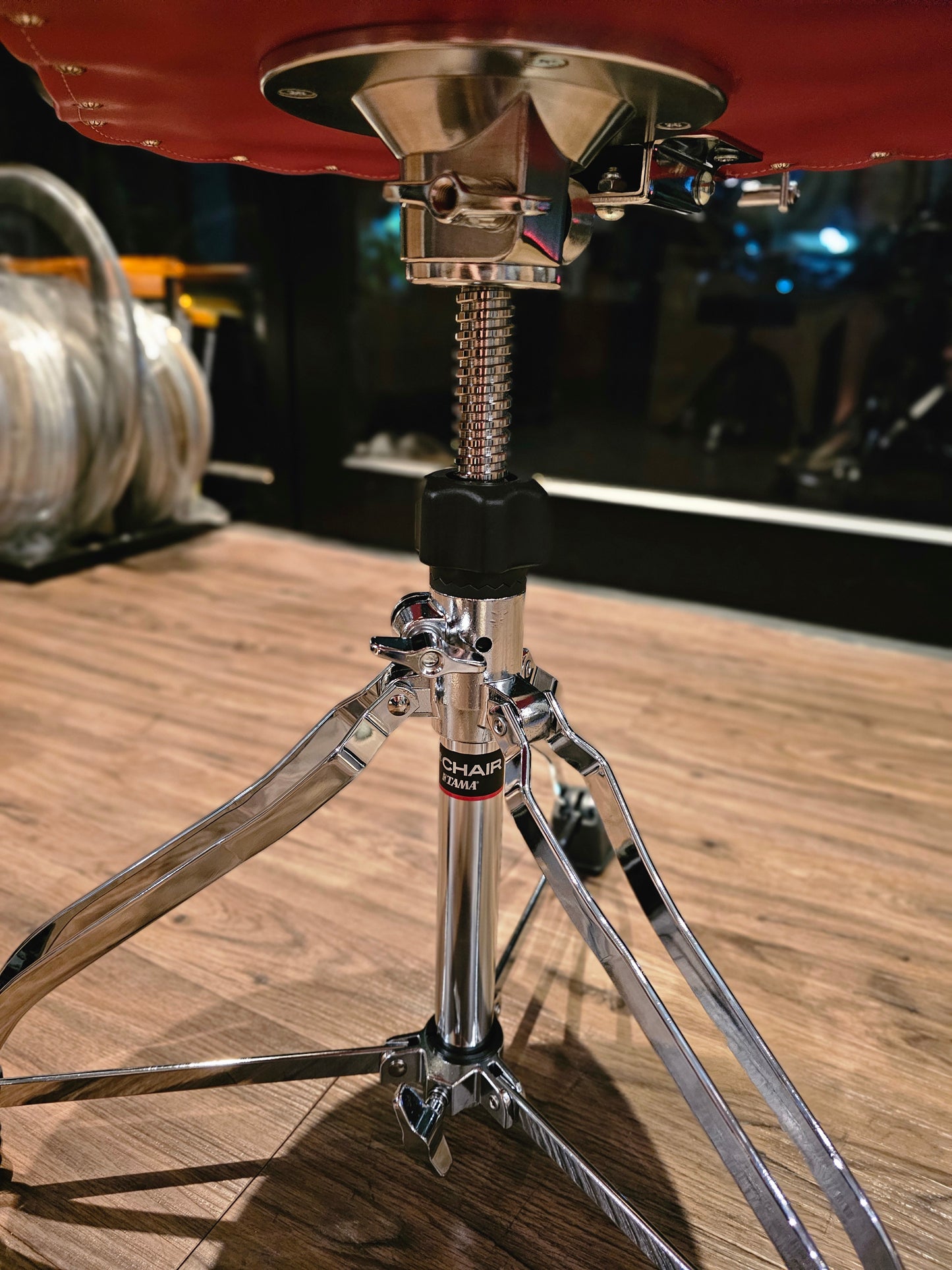 เก้าอี้กลอง Tama HT530B 1st chair wide rider trio drum throne + HTB5B back rest