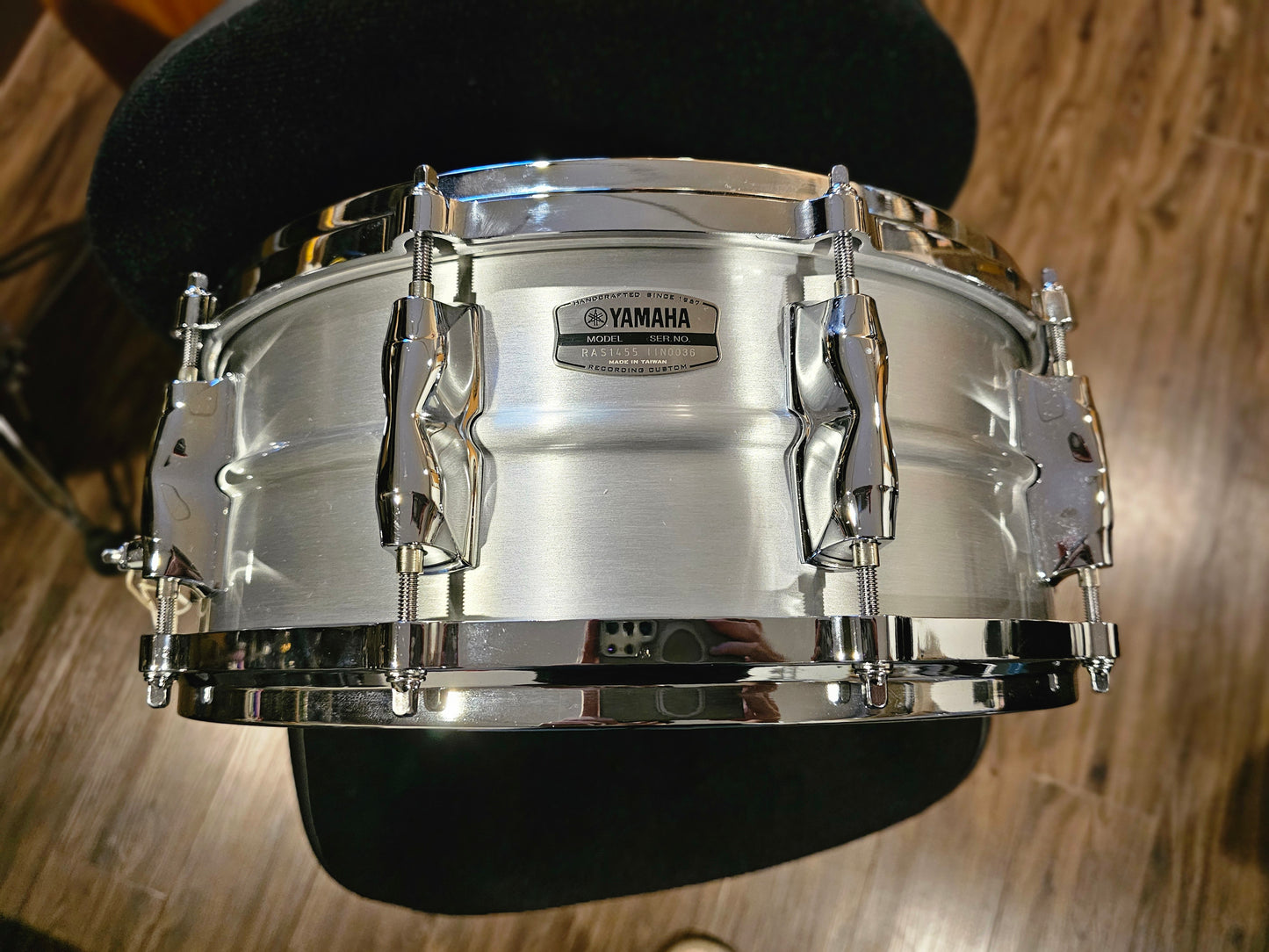 Yamaha Recording custom aluminum 14x5.5 snare drum