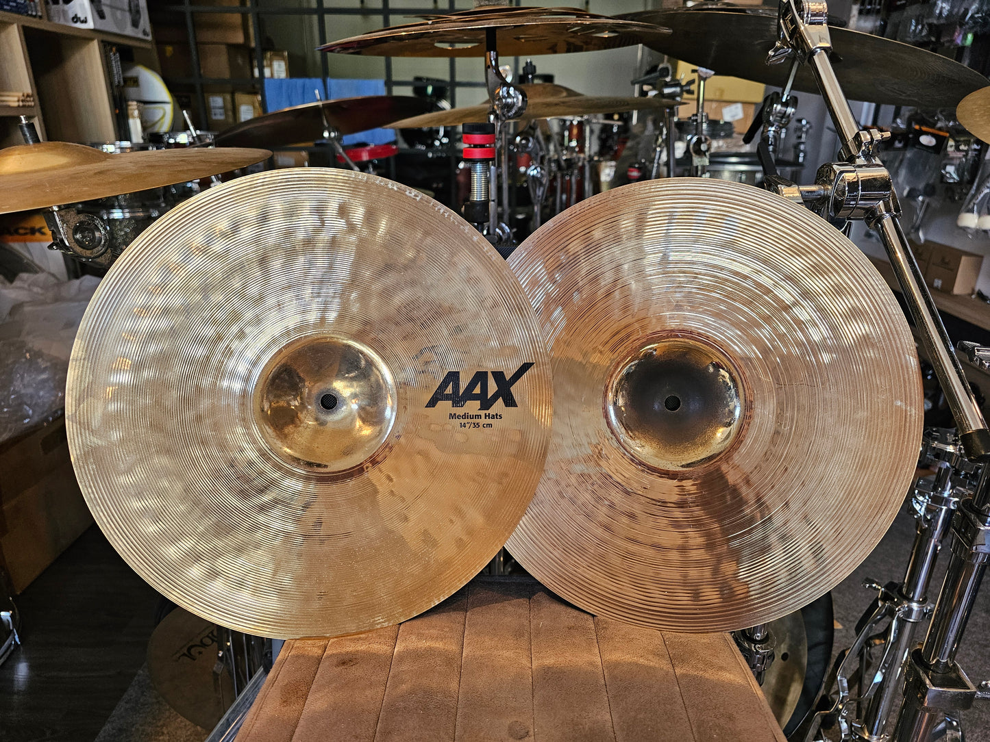 Sabian AAX medium 14" hihats