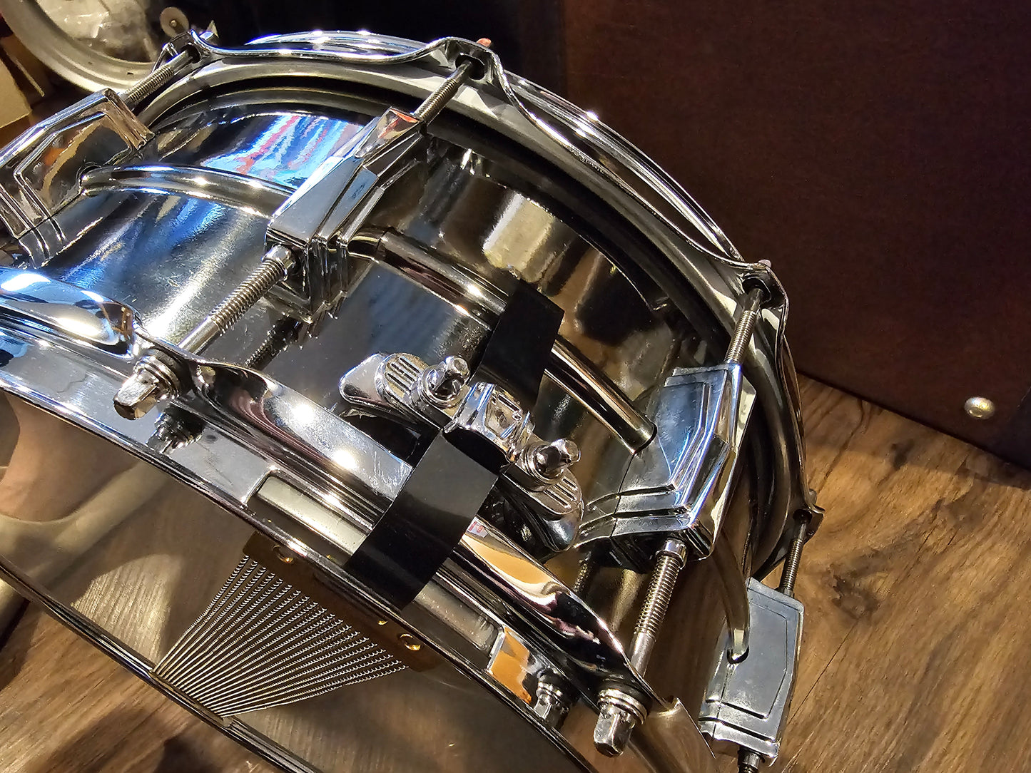 Ludwig LB417 Black beauty brass shell 14x6.5 snare drum