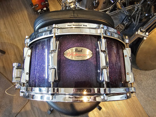 Pearl Reference 20-ply Maple/Birch Purple craze 14x6.5 snare drum
