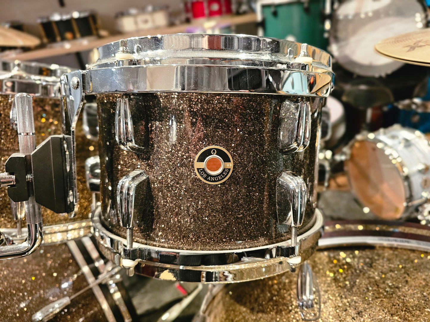 Special deal! Q Drum Co. custom Mahogany 7 pieces - 2 drums kit