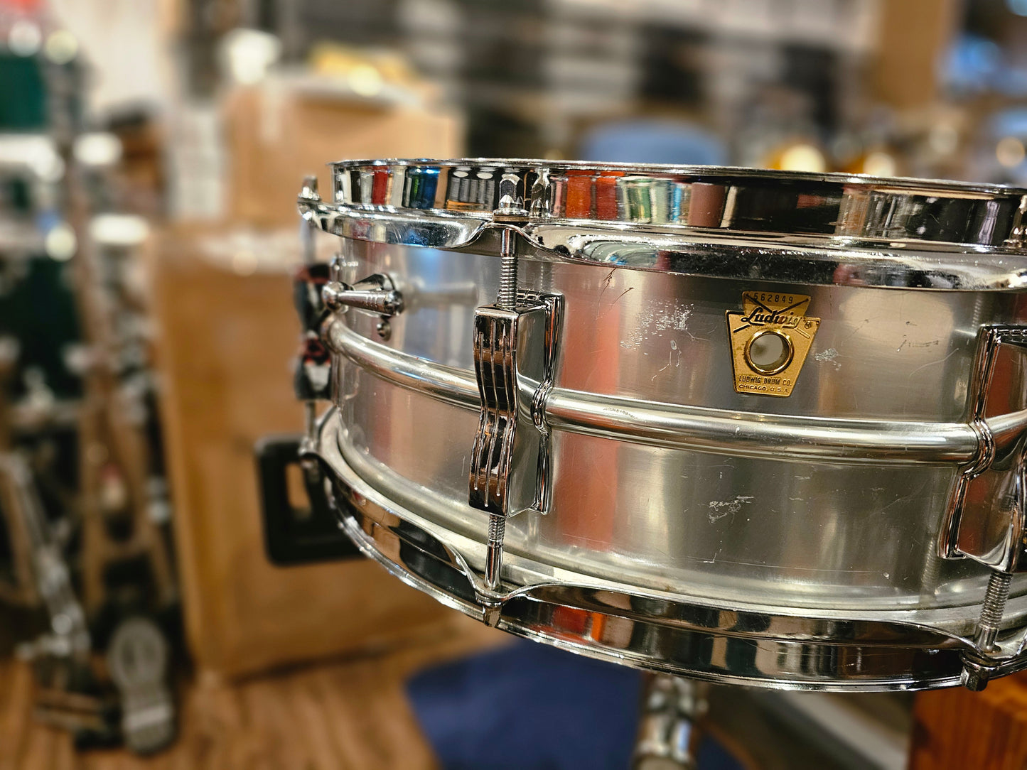 Ludwig vintage 60's Acrolite 14x5 snare drum
