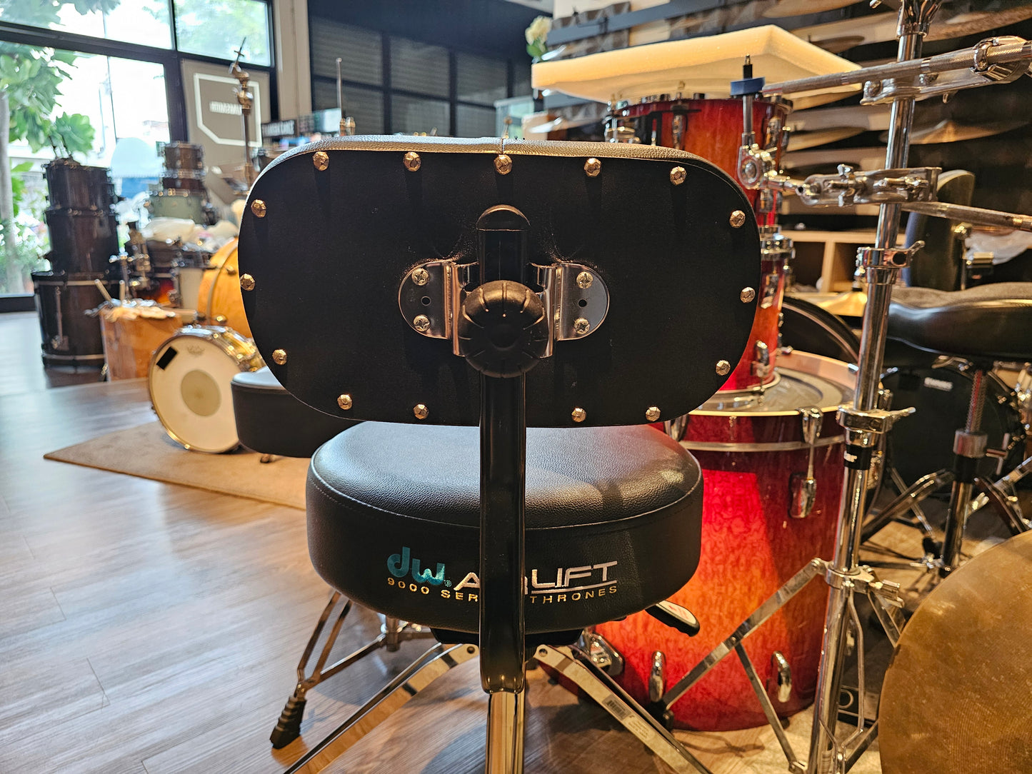 เก้าอี้กลอง DW CP9100AL drum throne พร้อมพนักพิง DW