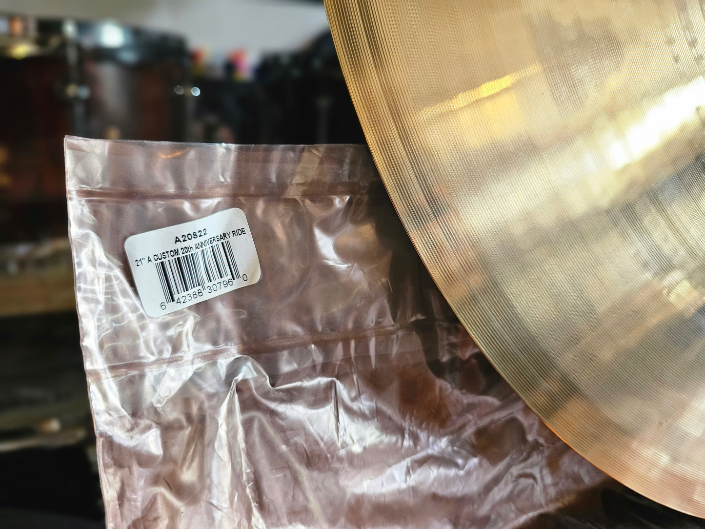 Zildjian A custom 20th anniversary medium thin ride 21"