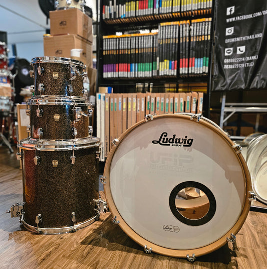 Ludwig Keystone Maple+Oak shell 4 pcs. drums set