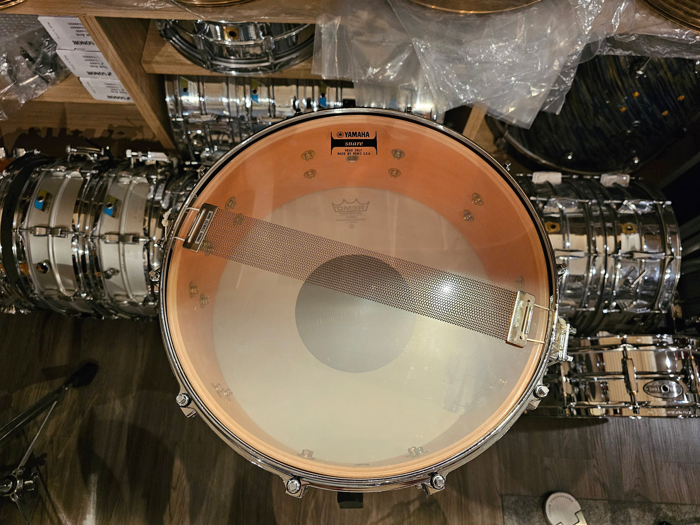 Yamaha Sensitive Maple 14x5.5 snare drum