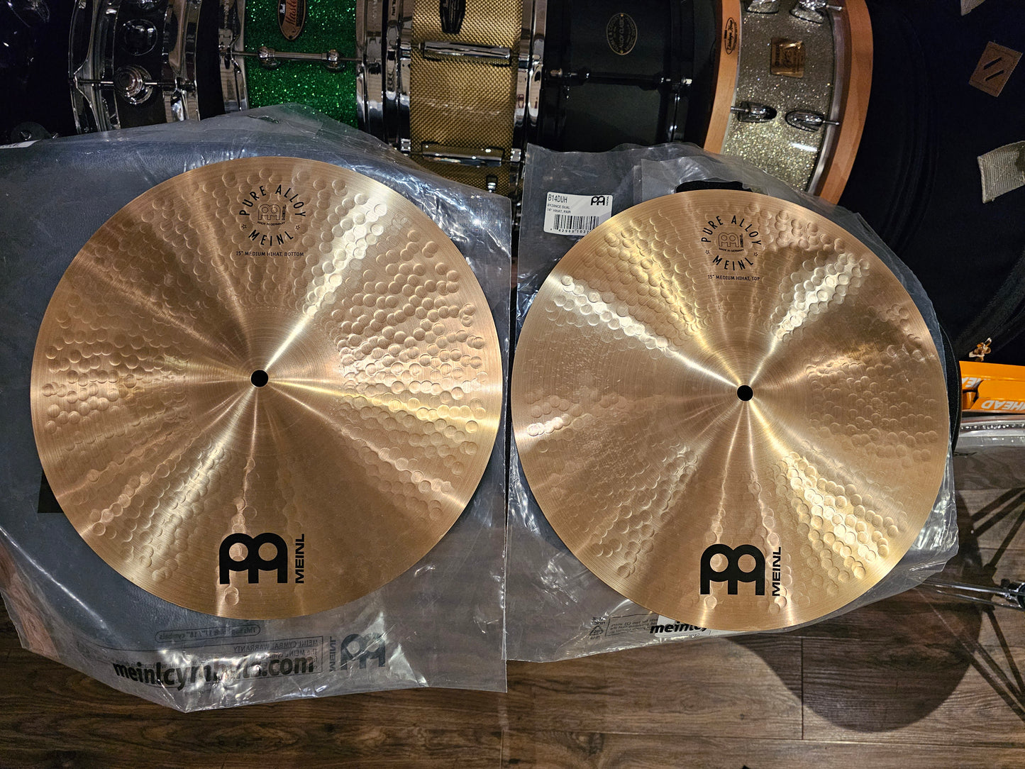 Meinl Pure alloy medium hihats 15"