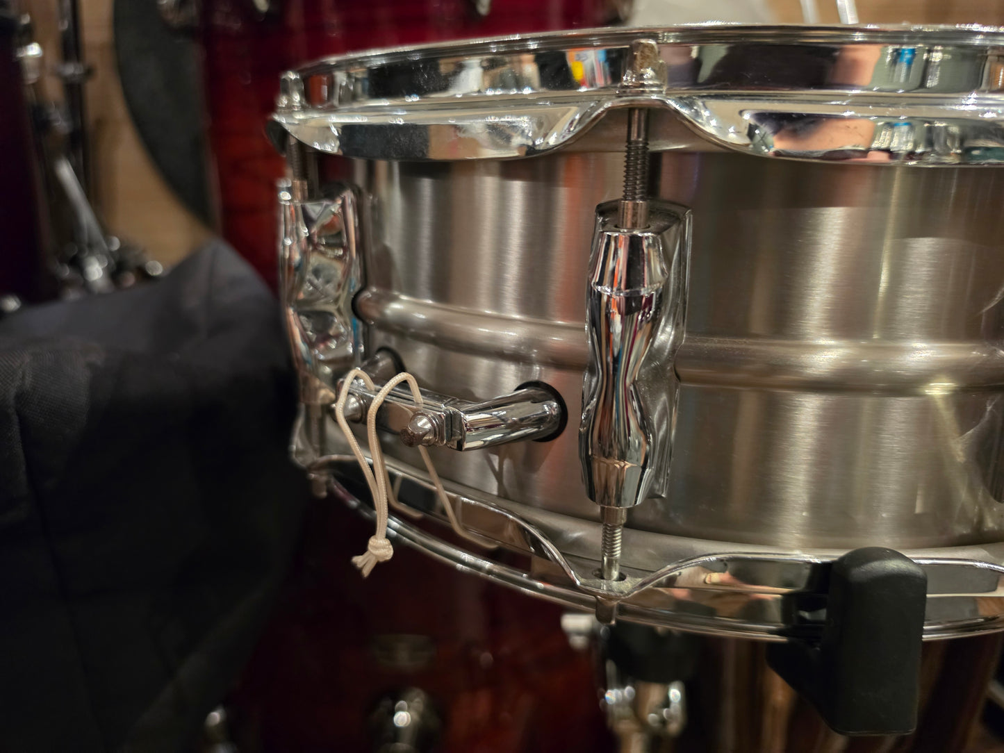 Yamaha Recording custom stainless steel 14x5.5 snare drum