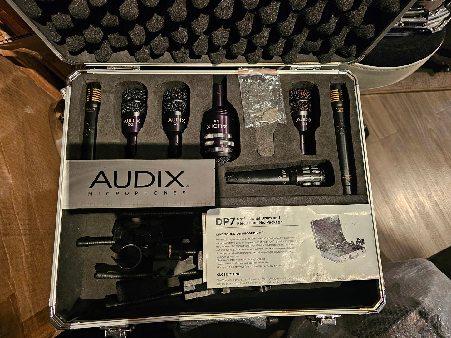 Audix DP7 7-piece drum microphone pack