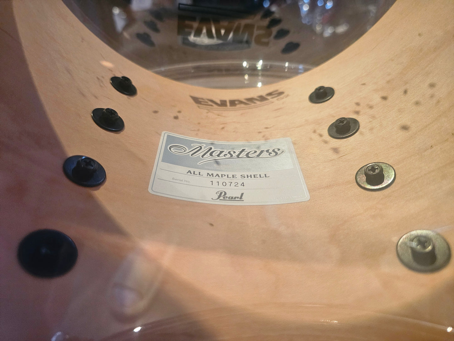 Pearl Masters MCX Quilted Bubinga sunburst 4 pieces drums kit