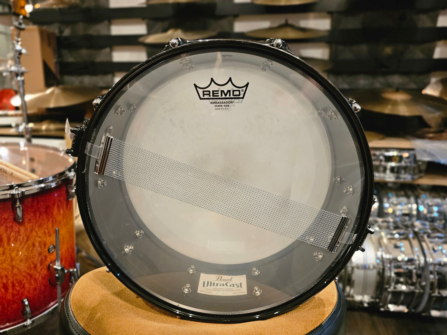 Pearl Ultracast 14x5 snare drum