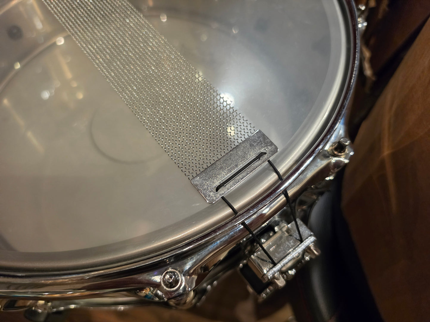 Yamaha Recording custom stainless steel 14x5.5 snare drum