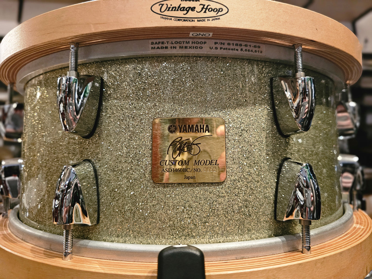 Yamaha ASD1460BC Billy Cobham signature 14x6 Maple snare drum
