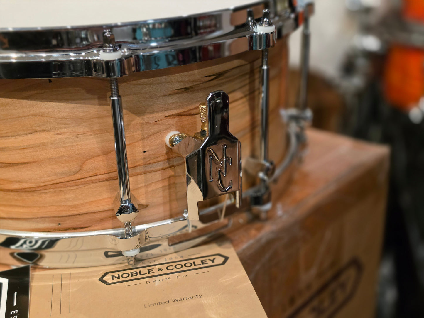 Noble & Cooley NC SS classic special edition Ambrosia Maple 14x6 snare drum (20 limited)