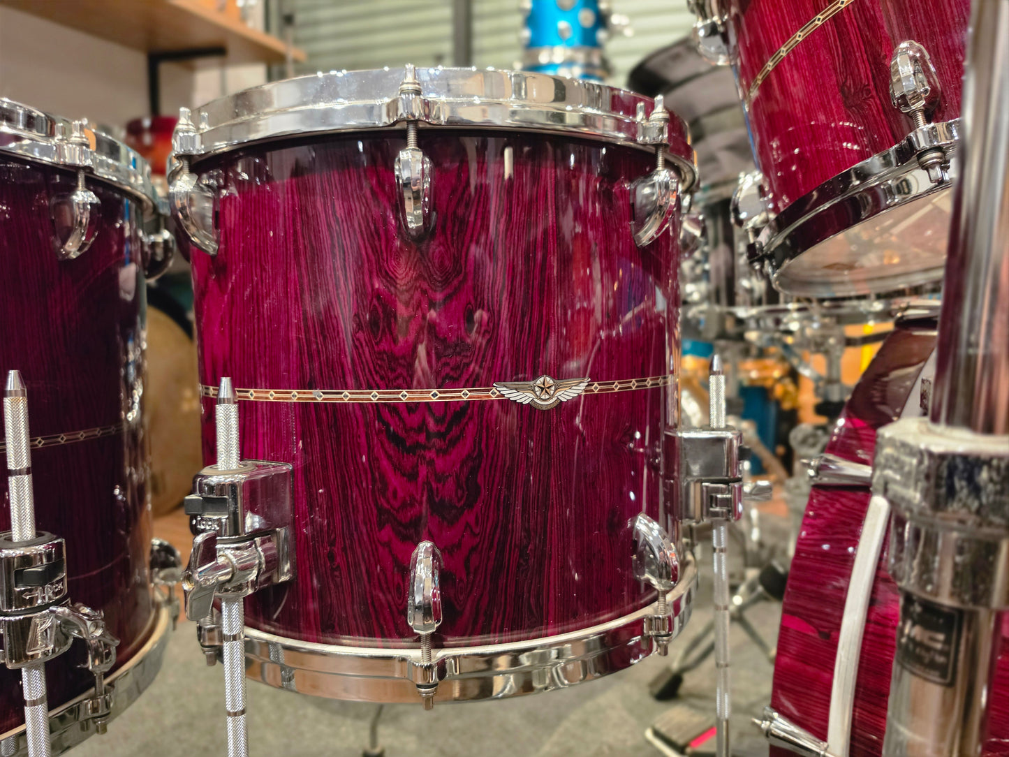 Tama Star Bubinga Dark red Cordia 5 pcs. drums set