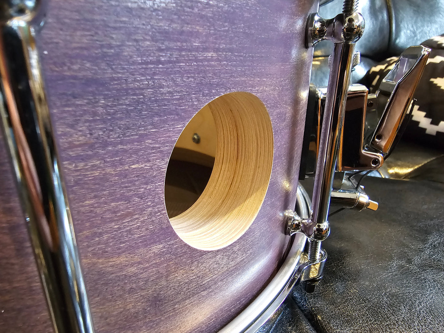 SJC custom made 48 plies Maple shell 14x6.5 snare drum