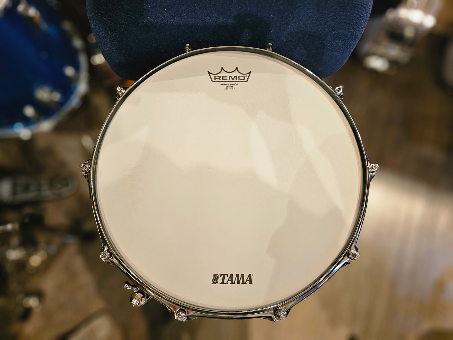 Tama Star Reserve Bubinga/Walnut w/Maple-rings 14x6.5 snare drum