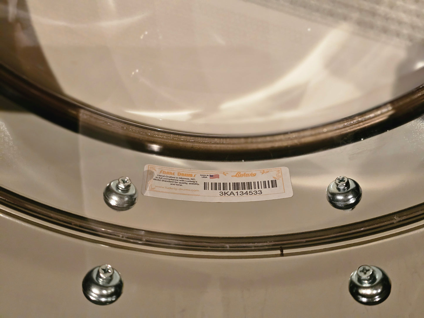 Ludwig LM402B Supraphonic 14x6.5 snare drum