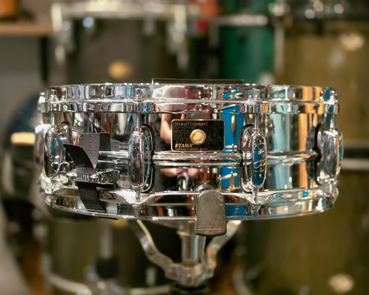 Tama Stewart Copeland signature brass shell 14x5 snare drum